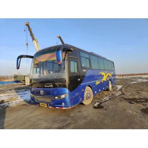 Lck6108d Used Commercial Zhongtong Bus Front Engine Bus 43seats 2017