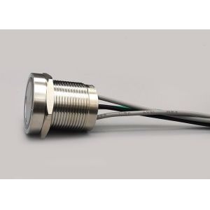 Stainless Steel 1NO Piezoelectric Anti Vandal Push Button Switch