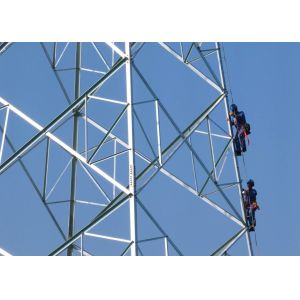 4.8S / 6.8S / 8.8S Transmission Line Steel Towers , High 500 Kv Transmission