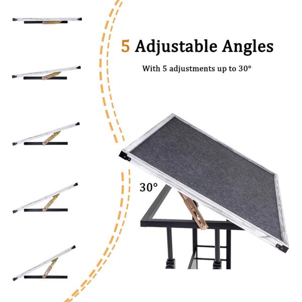 Jigsaw Puzzle Play AJUNION 1500 Piece Table with Adjustable Height and Educational Toy