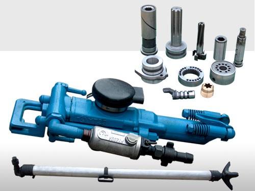 powerful low noise pneumatic rock drill YT28