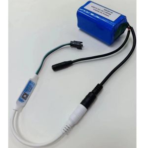 Custom Battery Pack 18650 7.4V 7000mAh Battery and LED strip controller