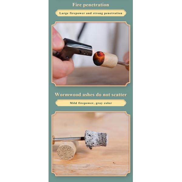 Natural Mugwort Leaves Pure Moxa Sticks Slight Smoke