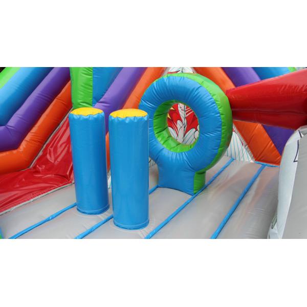 Kids Amusement Castle Inflatable Play Park For Outdoor / Indoor Promotion
