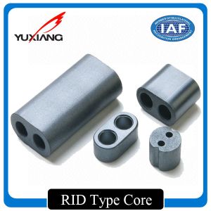 Ni-Zn RID Ferrite Core Material , Lightweight Magnetic Material Silver Grey
