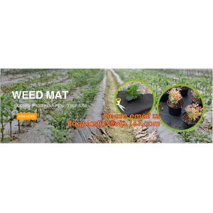 Landscape and agricultural 5oz pp ground cover fabric commercial weed barrier