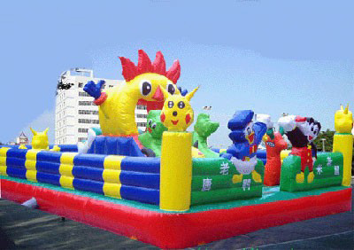 Customized Size Inflatable Amusement Park Commercial Bounce House