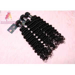 China Loose Deep Wave Hair Extension 10A Unprocessed Weaves Soft and Thick Texture on sale