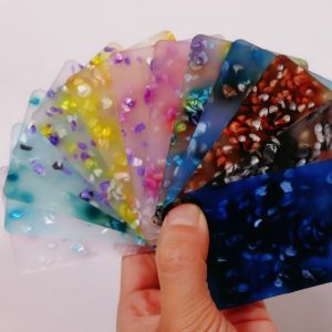 ITS 4x8ft PMMA Glitter Perspex Sheet 3~30mm Weather Resistance