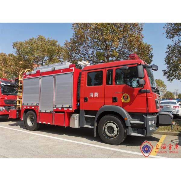 Quality 4x2 Drive 213kw Emergency Rescue Fire Truck Equipped 100 Pieces Salvage Tools wholesale