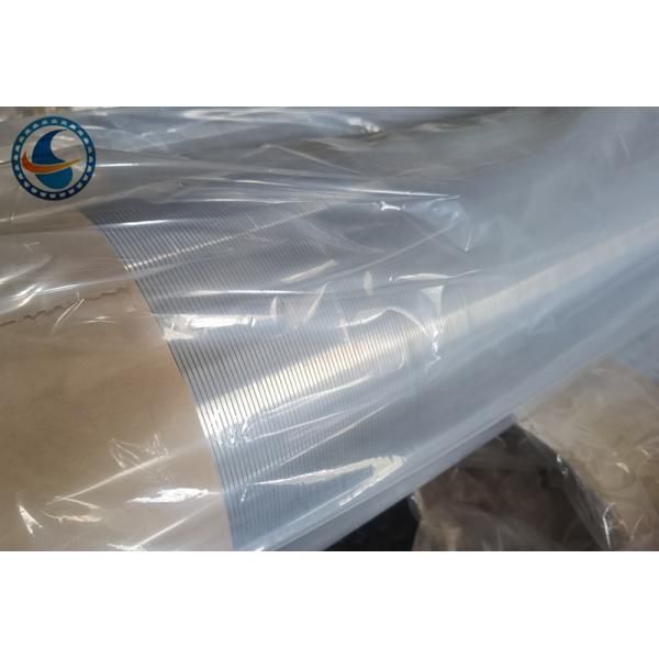 Non Magnetic Wedge Wire 0.25mm Slot Sand Control Screens Stainless Steel For Water Well