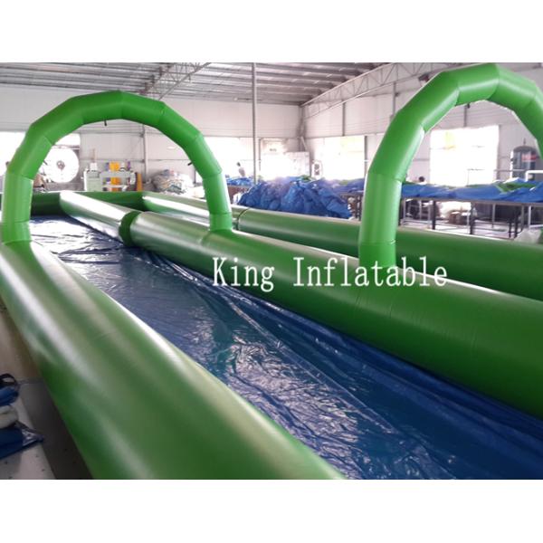 Outdoor Exciting 1000 ft Inflatable Slip And Slide PVC Tarpaulin for City Street