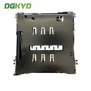 MICRO-SIM Card Holder NO-PUSH 1.50H 6PIN Card Holder Telephone Card Holder