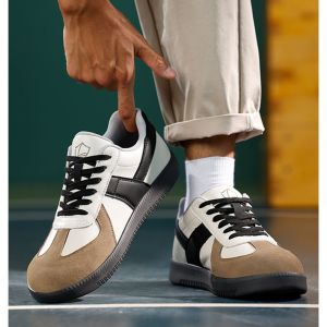 China Kevlar Midsole Unisex Microfiber Suede Work Shoes for Industrial Safety in Beige Black and Brown on sale