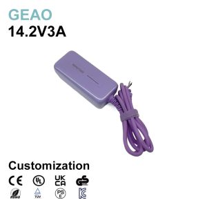 14.2V 3A Desktop Power Adapter For IPTV Box Printer Hand Washing Alarm Grinder