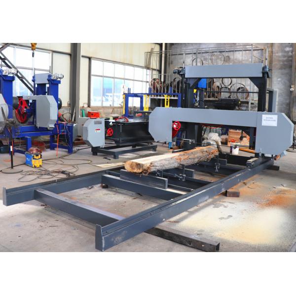 Portable Sawmill with Trailer, Wood Band Saw Mill with Mobile trailer