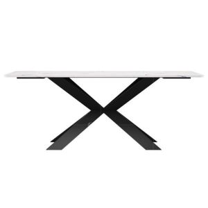 OEM 150*75cm SS Dining Tables Marble Dinning Chairs