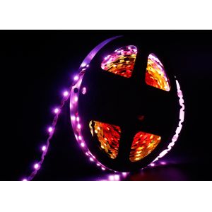 S Shape 6mm Width Flexible LED Strip Lights SMD 3528 Built In IC P923F WS2811