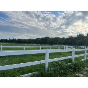 1.5m High PVC Horse Fence With UV And High Temp Resistance Pvc Arena Fencing