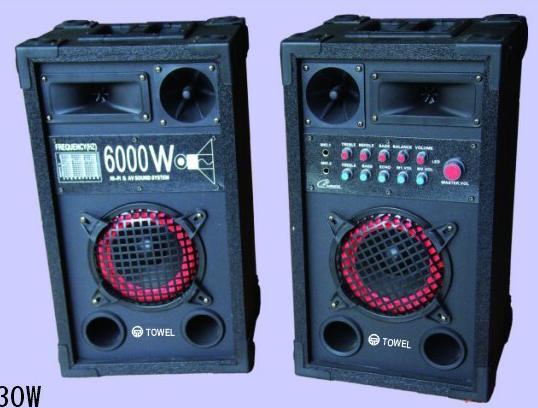 Quality 2.0CH active DJ speaker with function USB/SD/FM wholesale