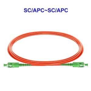 Buy cheap OM1 OM2 Fiber Optic Patch Cable Multimode Duplex SC APC To SC APC from wholesalers