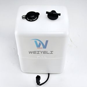 Construction Machinery Plastic Radiator Overflow Tank For Cat E345D2/349D2