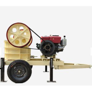 Small Mini Mobile Diesel Engine Stone Crushing Machine Jaw Crusher