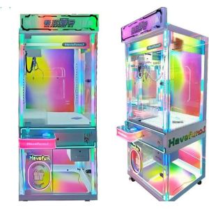 Colorful 1 Players Plush Toy Claw Machine Claw Toy Vending Machine