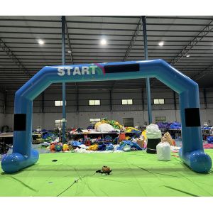 Cheap Custom Inflatable Arch Advertising Start Outdoor Inflatable Entrance Arch Marathon Race Line Archway for sale