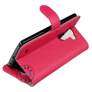 Wholesale Flip PU Leather Cover Folio Protective Case for LG G4