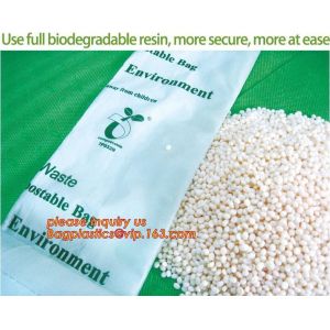 China wholesale biodegradable compostable plastic trash bag on roll, Eco friendly cornstarch compostable bags disposable bags on sale