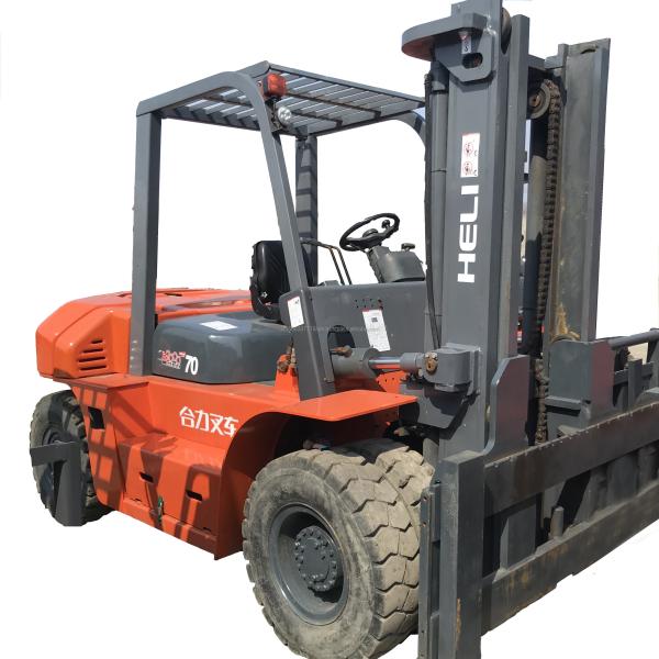 Building Material Shops 7 ton Heli 70 forklift with great performance used