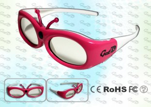 IR Child Active Shutter 3D Glasses for Korea brands of 3D TV GH700-KR