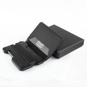 Ultra-Thousand-Year-Old Metal RFID Credit Card Wallet with Open Closure and