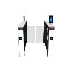 Hospital Access Control Turnstile Gate Hygienic Touchless Design and Emergency