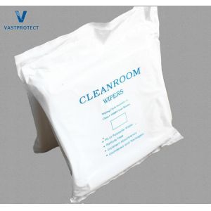 VPT801 9*9 Inch Laser Sealed Edge Particle Free Lint Free Microfiber Cleanroom