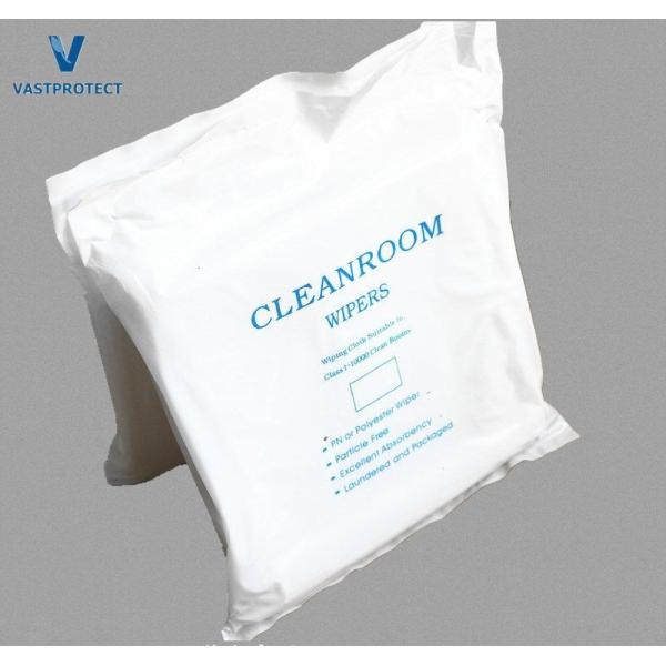 VPT801 9*9 Inch Laser Sealed Edge Particle Free Lint Free Microfiber Cleanroom