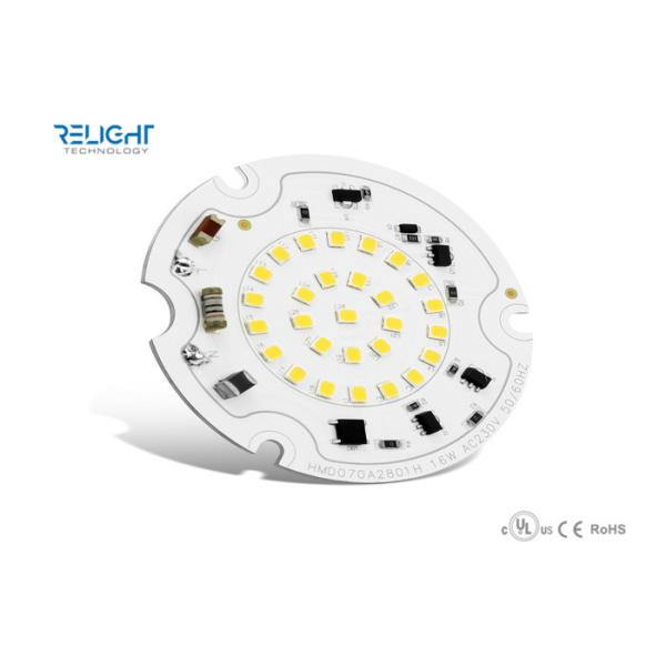 DC Round SMD Led Pcb Module Al High Power For Ceiling Light , Flood Light And