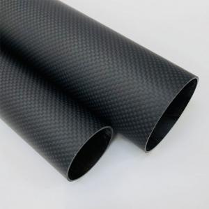 China Customized 3K Twill Carbon Fiber Tube Roll Wrapping Large Diameter on sale