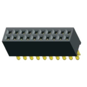 2.54 Spacing Two In Line Plastic High 8.5 Row Female PCB To PCB Connector