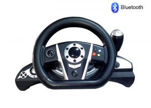 Cheap Bluetooth PC / PS3 Racing Video Game Steering Wheel With Rubber Hand Grip for sale