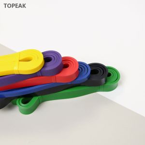 Purple Pull Up Bar Resistance Band Set With Carrying Bag Workout Guide Set Of 5