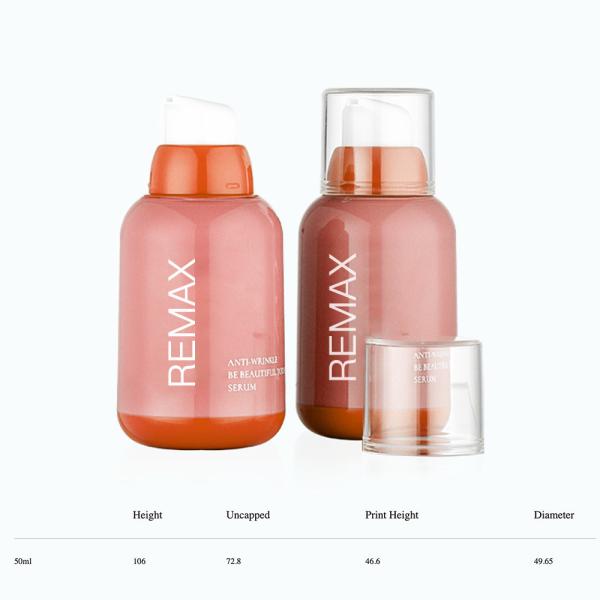 Bright Light Double Layer Airless Vacuum Pump Bottle 50ml