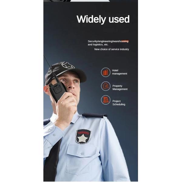 UV27 Walkie Talkie Two Way Radio with 1500mAh Battery IPX4 Water Resistance and 16 Storage Channels for Outdoor Use