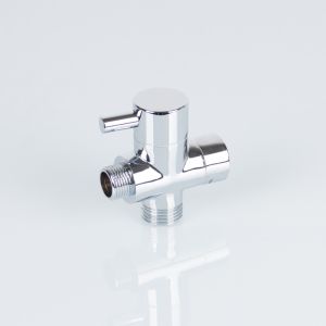 Cheap Copper Chromed Water Flow 13mm 10°C T Angle Valve for sale