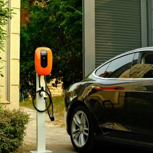 WIFI Rapid EV Charging Point Orange CE For Commercial Use