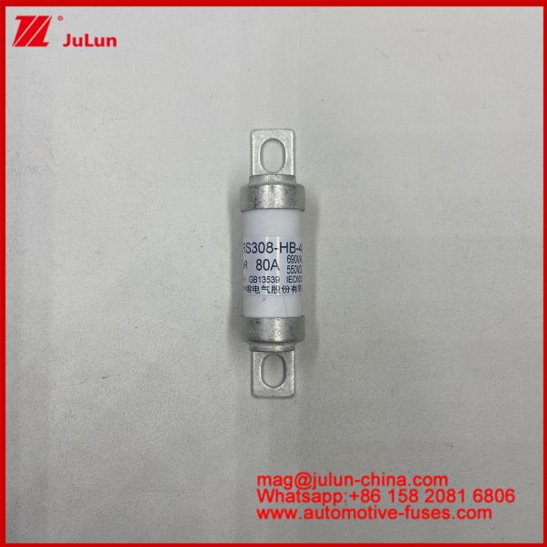 Quality RS308 32A M6 Ceramic Vehicle Fuses for Automotive Applications 550VDC 690VAC Rectifier, inverter wholesale