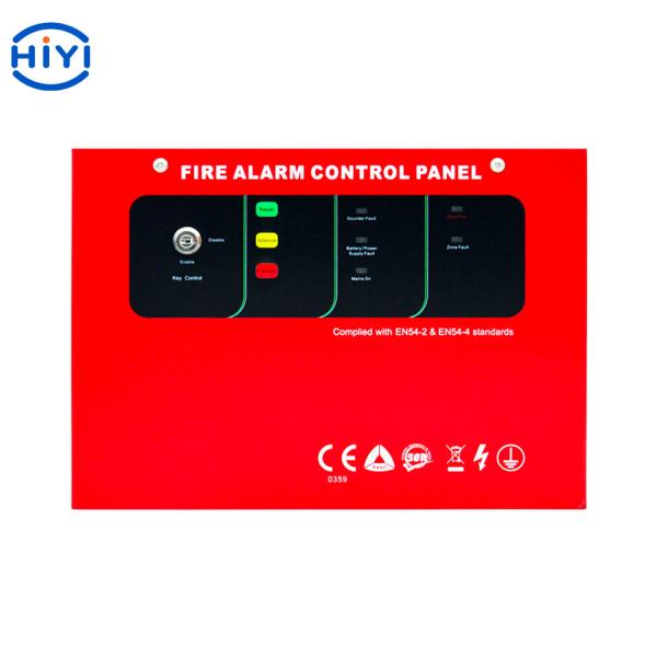 Quality Wireless 2 Zone En54 24vdc Conventional Fire Alarm Control Panel wholesale