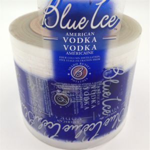 Transparent Tamper Seal Stickers Clear Plastic For Bottle