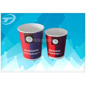 Food Grade Single Side PE Coated Disposable Paper Cups 16oz 20oz 22oz